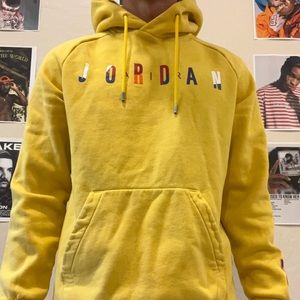 Air Jordan yellow sweatshirt